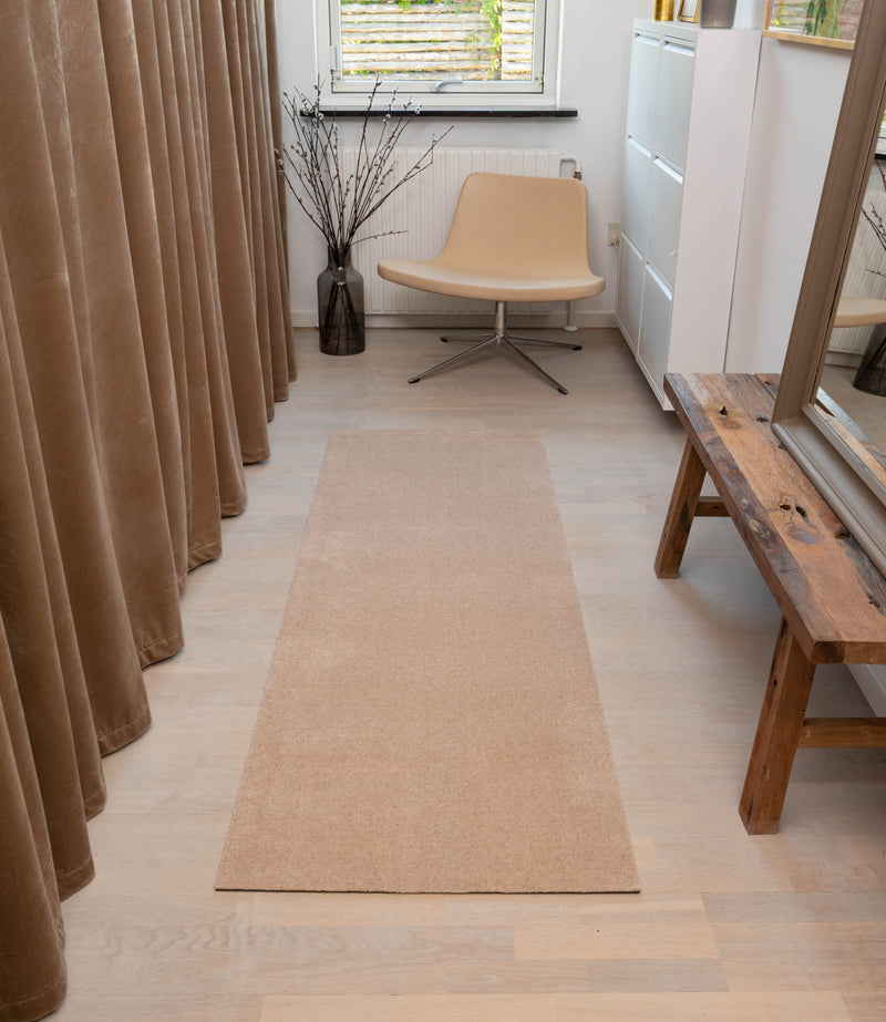 FLOOR MAT 67 x 200 cm - UNI COLOR IVORY