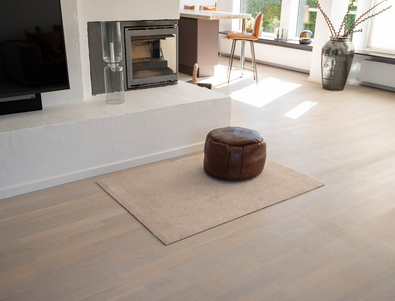 FLOOR MAT 90 x 130 cm - UNI COLOR IVORY