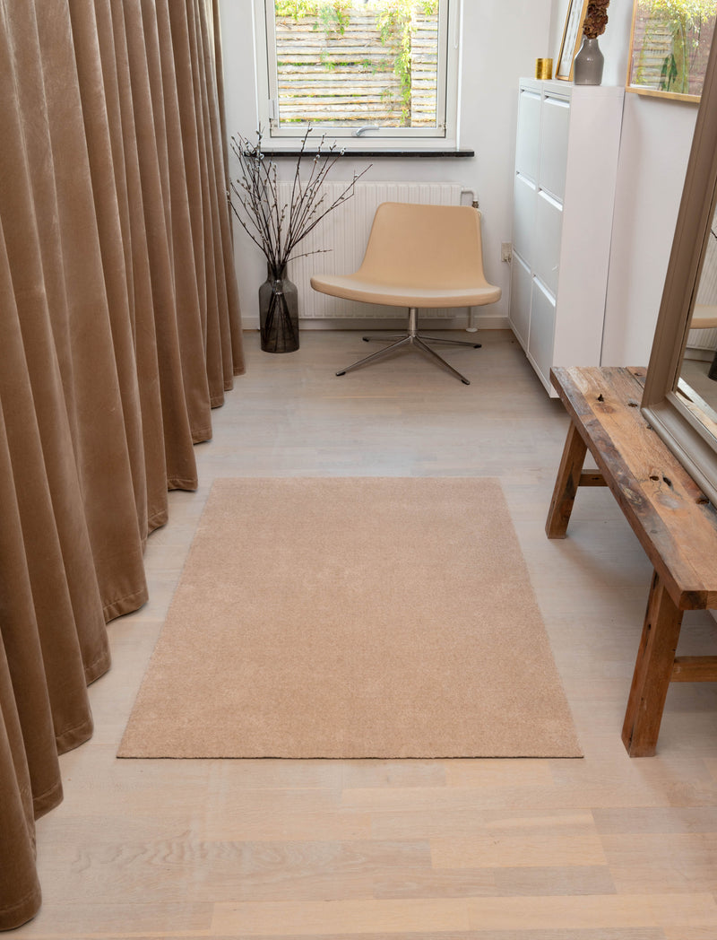 FLOOR MAT 90 x 130 cm - UNI COLOR IVORY