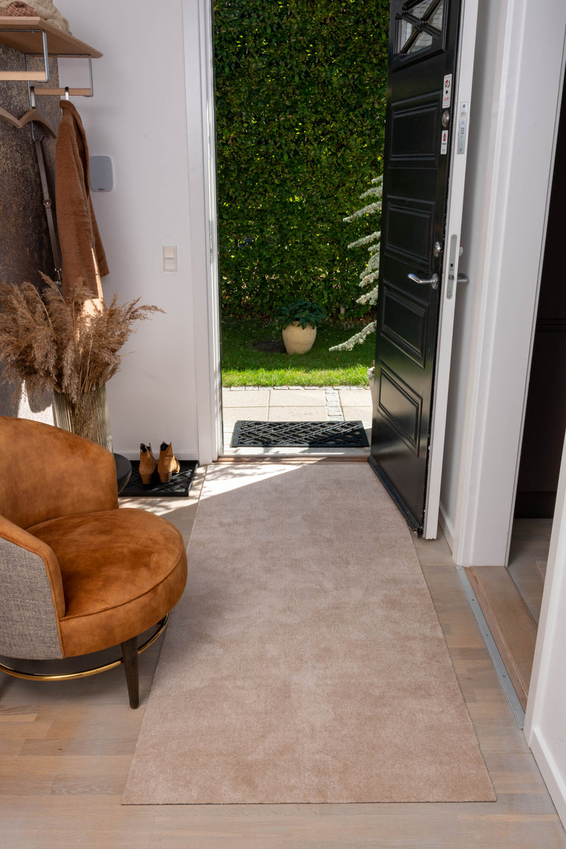 FLOOR MAT 90 x 200 cm - UNI COLOR IVORY