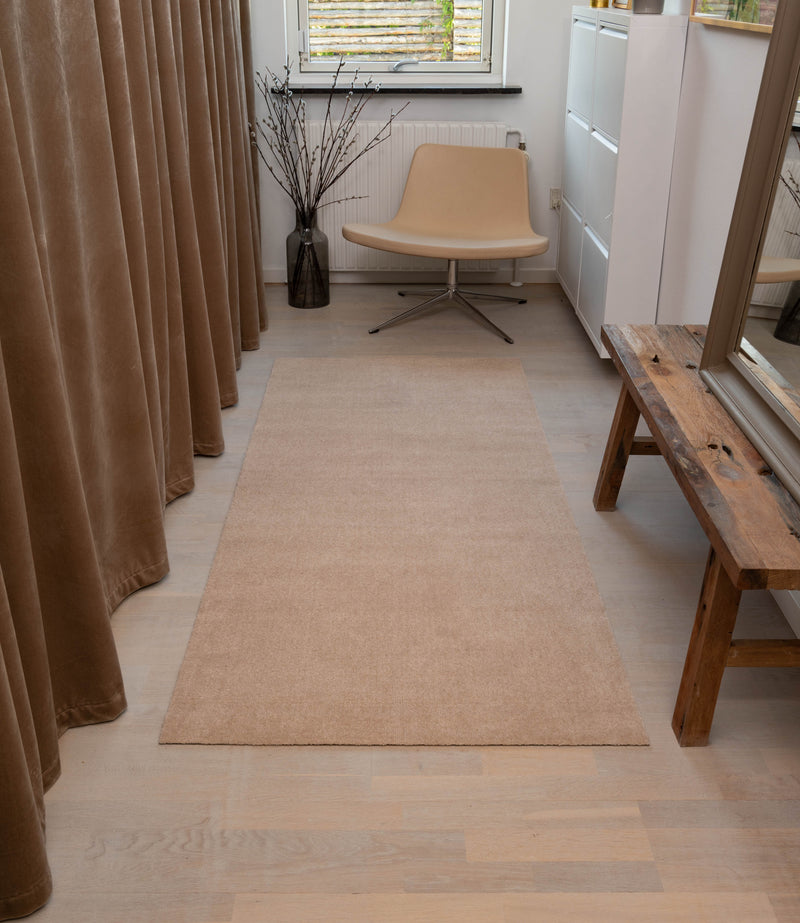 FLOOR MAT 90 x 200 cm - UNI COLOR IVORY